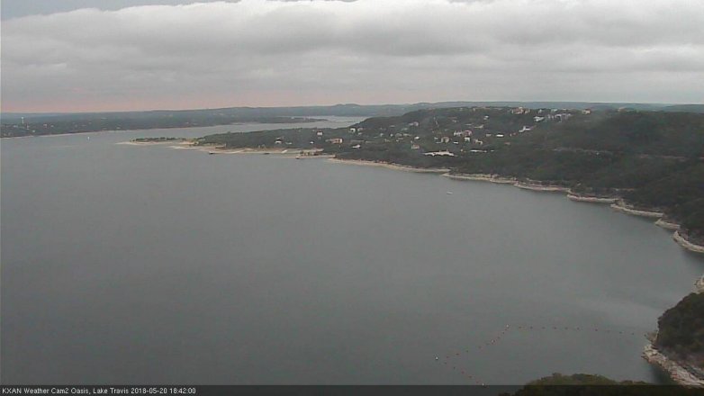 Lake Travis webcam, May 20, 2018 5:45 PM CT