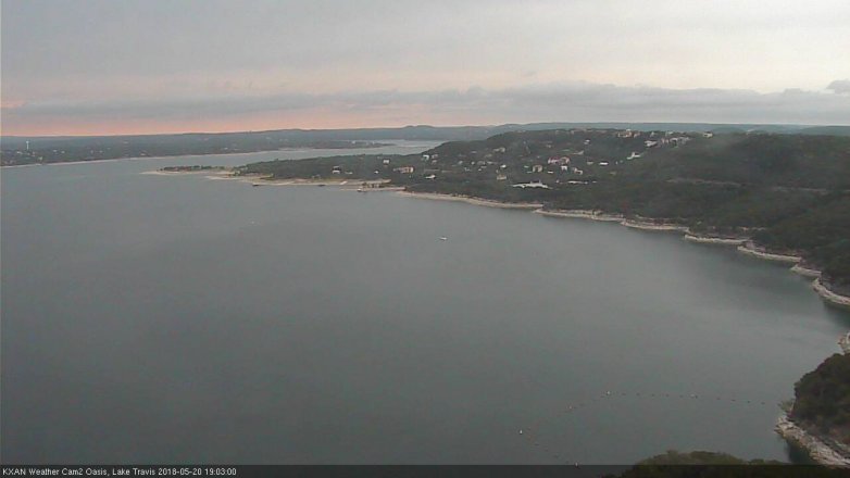 Lake Travis webcam, May 20, 2018 6:05 PM CT