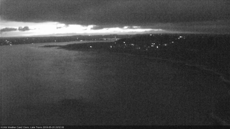 Lake Travis webcam, May 20, 2018 7:55 PM CT