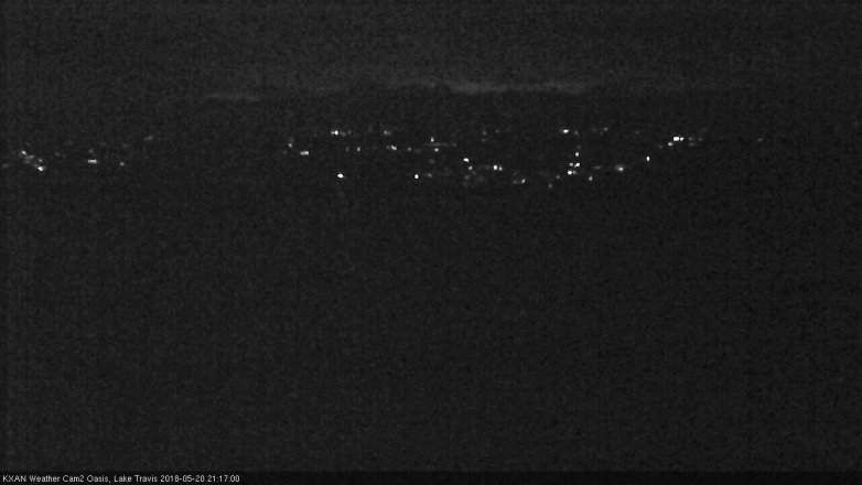 Lake Travis webcam, May 20, 2018 8:20 PM CT
