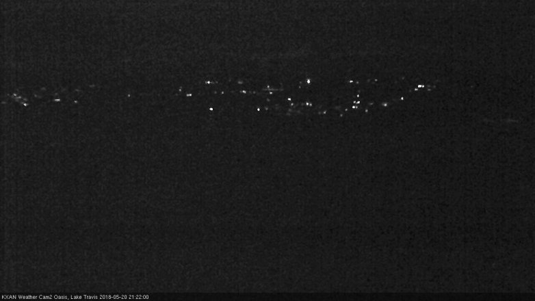 Lake Travis webcam, May 20, 2018 8:25 PM CT