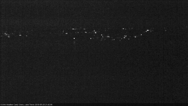 Lake Travis webcam, May 20, 2018 8:45 PM CT