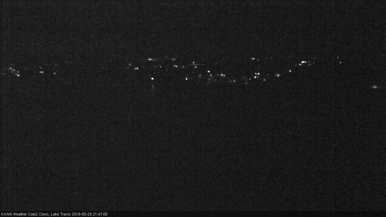 Lake Travis webcam, May 20, 2018 8:50 PM CT