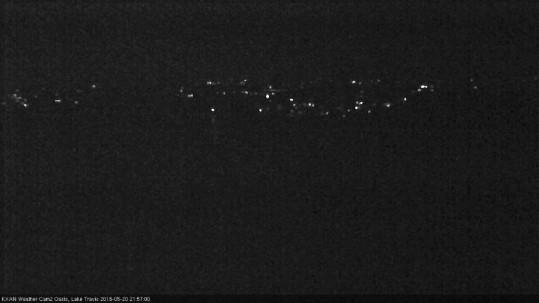 Lake Travis webcam, May 20, 2018 9:00 PM CT