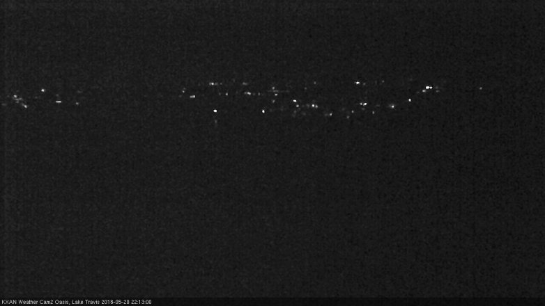 Lake Travis webcam, May 20, 2018 9:15 PM CT