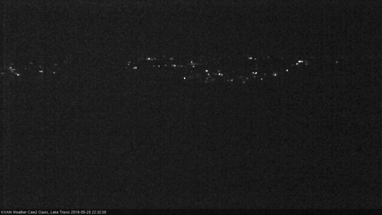 Lake Travis webcam, May 20, 2018 9:35 PM CT