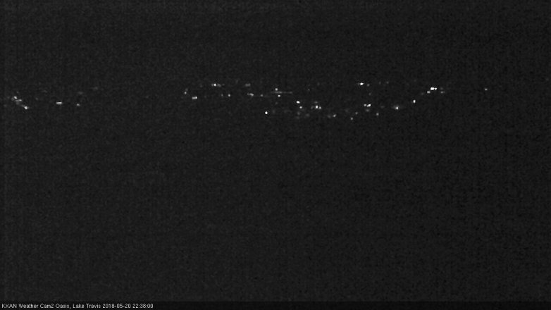 Lake Travis webcam, May 20, 2018 9:40 PM CT
