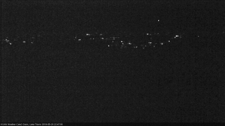 Lake Travis webcam, May 20, 2018 9:50 PM CT