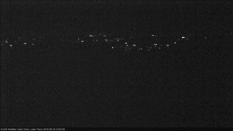 Lake Travis webcam, May 20, 2018 10:05 PM CT