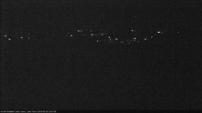 Lake Travis webcam, May 20, 2018 10:10 PM CT