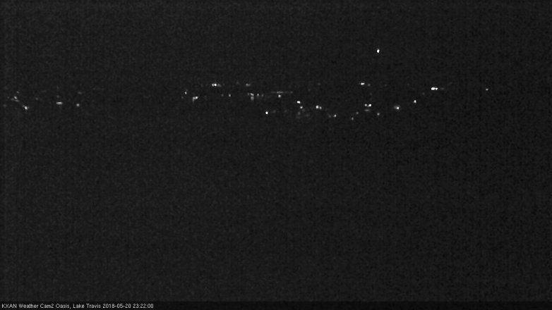 Lake Travis webcam, May 20, 2018 10:25 PM CT