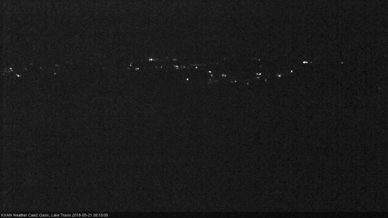 Lake Travis webcam, May 20, 2018 11:20 PM CT