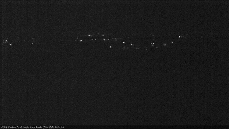 Lake Travis webcam, May 20, 2018 11:35 PM CT