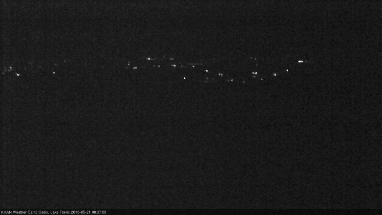 Lake Travis webcam, May 20, 2018 11:40 PM CT