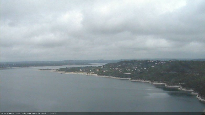 Lake Travis webcam, May 21, 2018 9:10 AM CT