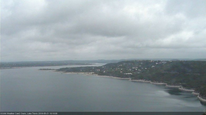 Lake Travis webcam, May 21, 2018 9:20 AM CT