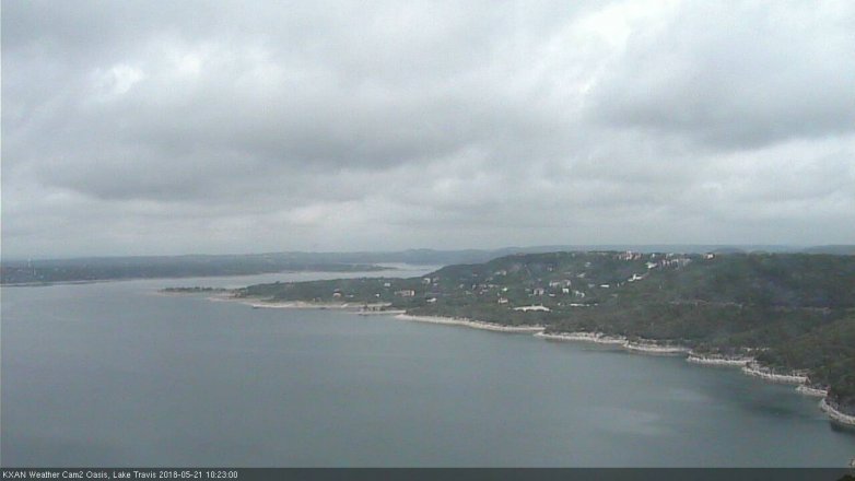 Lake Travis webcam, May 21, 2018 9:25 AM CT