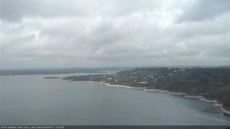 Lake Travis webcam, May 21, 2018 9:35 AM CT