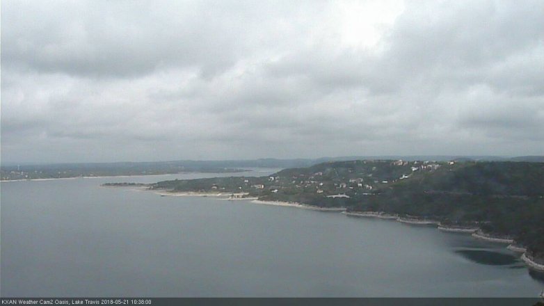 Lake Travis webcam, May 21, 2018 9:40 AM CT