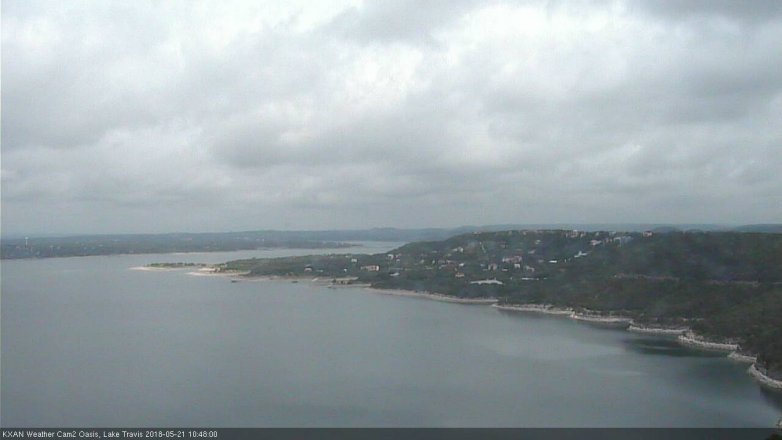 Lake Travis webcam, May 21, 2018 9:50 AM CT