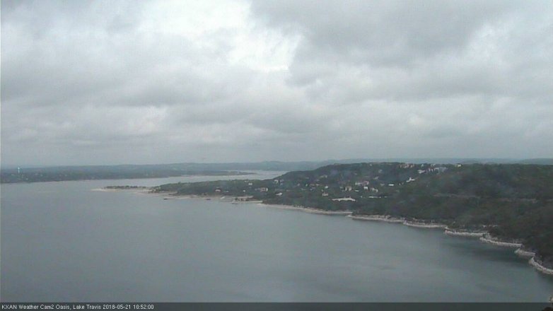 Lake Travis webcam, May 21, 2018 9:55 AM CT