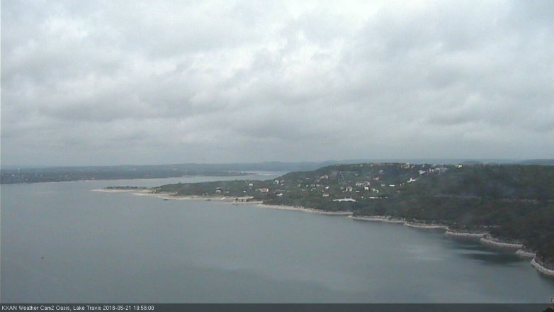 Lake Travis webcam, May 21, 2018 10:00 AM CT