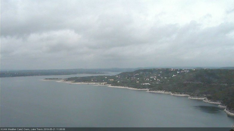 Lake Travis webcam, May 21, 2018 10:10 AM CT