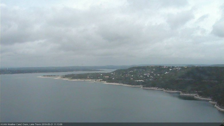 Lake Travis webcam, May 21, 2018 10:15 AM CT