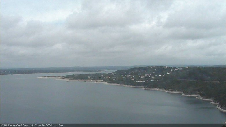 Lake Travis webcam, May 21, 2018 10:20 AM CT