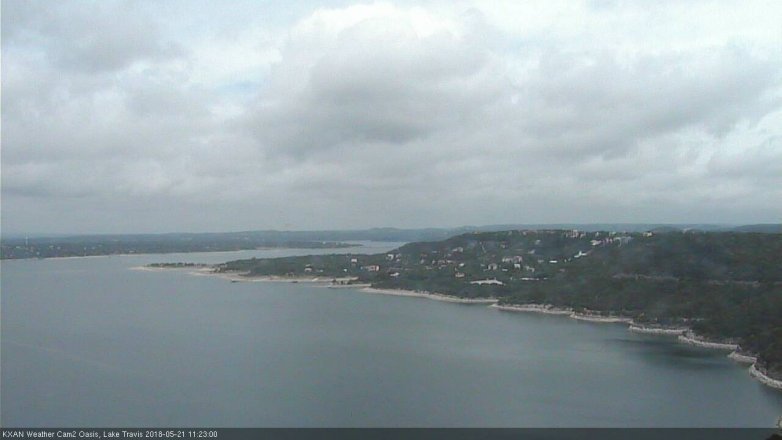 Lake Travis webcam, May 21, 2018 10:25 AM CT