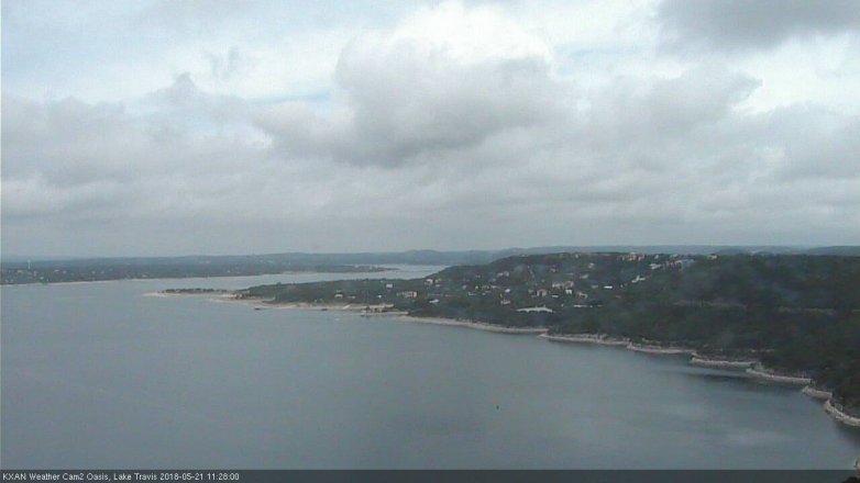 Lake Travis webcam, May 21, 2018 10:30 AM CT