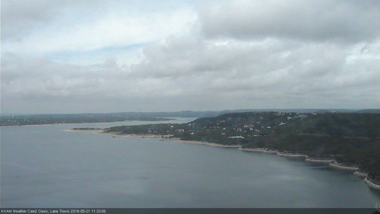 Lake Travis webcam, May 21, 2018 10:35 AM CT