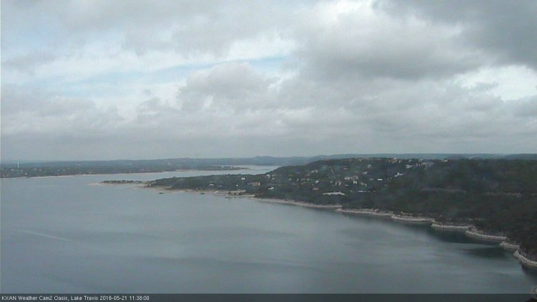 Lake Travis webcam, May 21, 2018 10:40 AM CT
