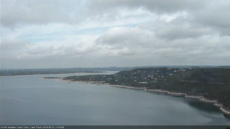 Lake Travis webcam, May 21, 2018 10:45 AM CT