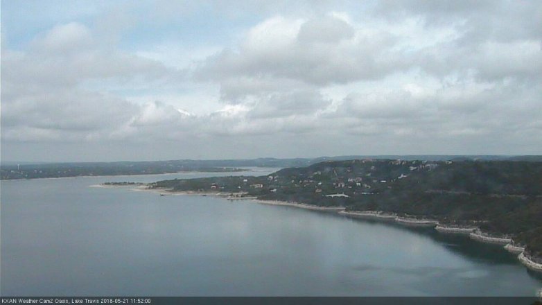 Lake Travis webcam, May 21, 2018 10:55 AM CT