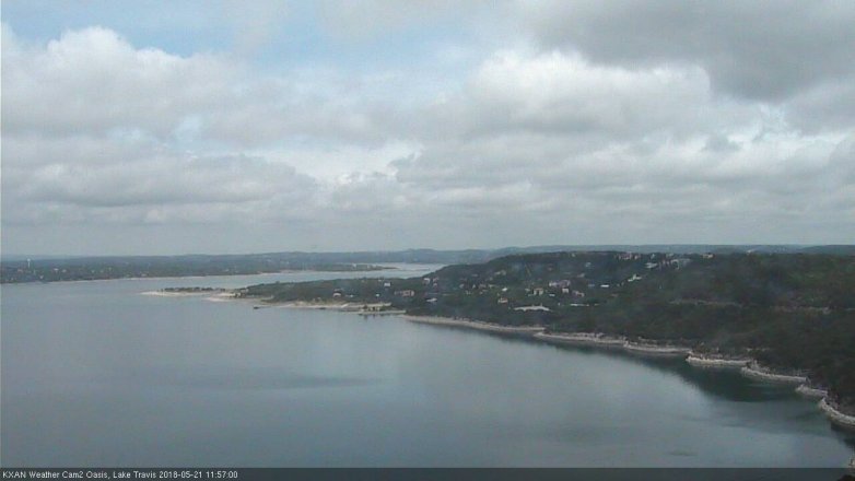 Lake Travis webcam, May 21, 2018 11:00 AM CT