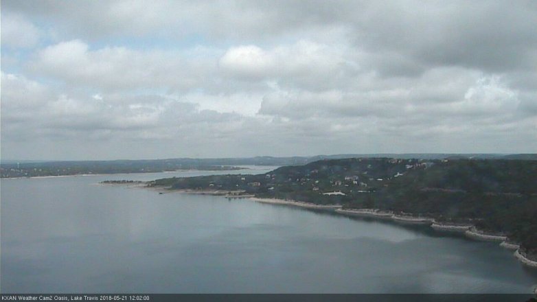 Lake Travis webcam, May 21, 2018 11:05 AM CT