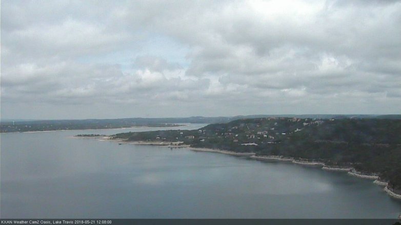 Lake Travis webcam, May 21, 2018 11:10 AM CT