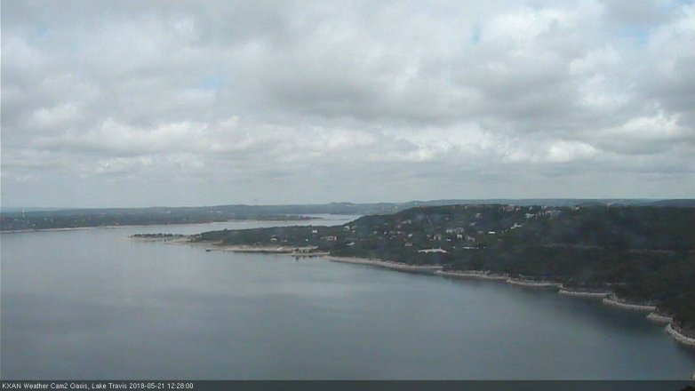Lake Travis webcam, May 21, 2018 11:30 AM CT