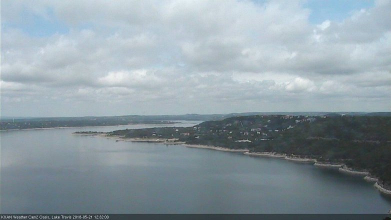 Lake Travis webcam, May 21, 2018 11:35 AM CT