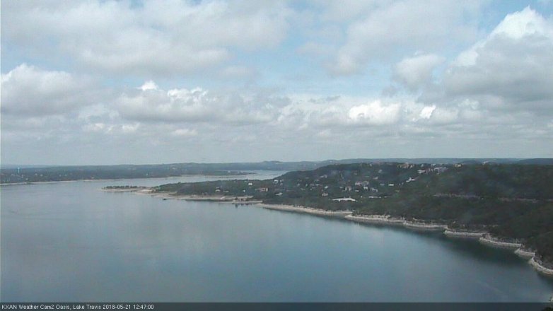 Lake Travis webcam, May 21, 2018 11:50 AM CT