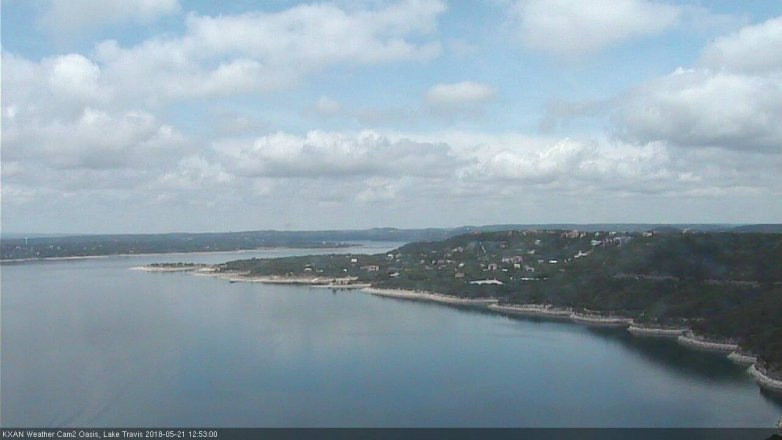 Lake Travis webcam, May 21, 2018 11:55 AM CT