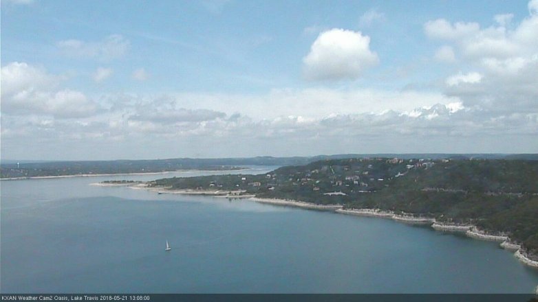 Lake Travis webcam, May 21, 2018 12:10 PM CT