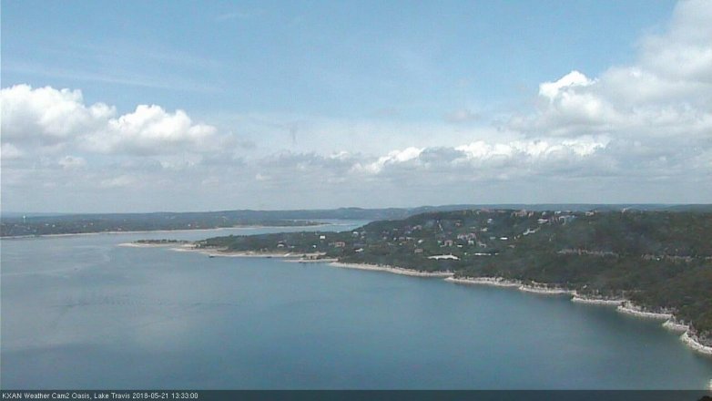 Lake Travis webcam, May 21, 2018 12:35 PM CT