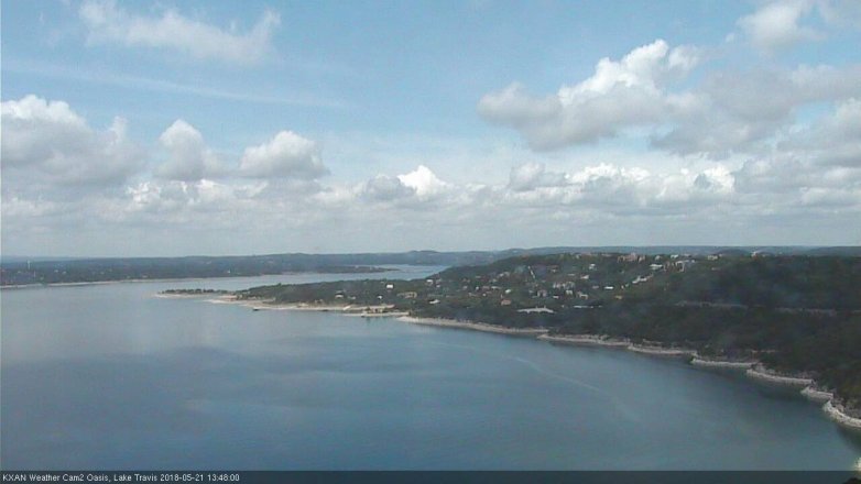 Lake Travis webcam, May 21, 2018 12:50 PM CT