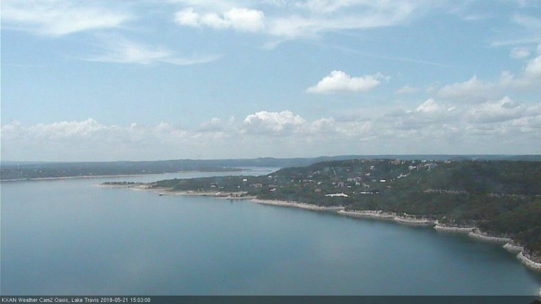 Lake Travis webcam, May 21, 2018 2:05 PM CT
