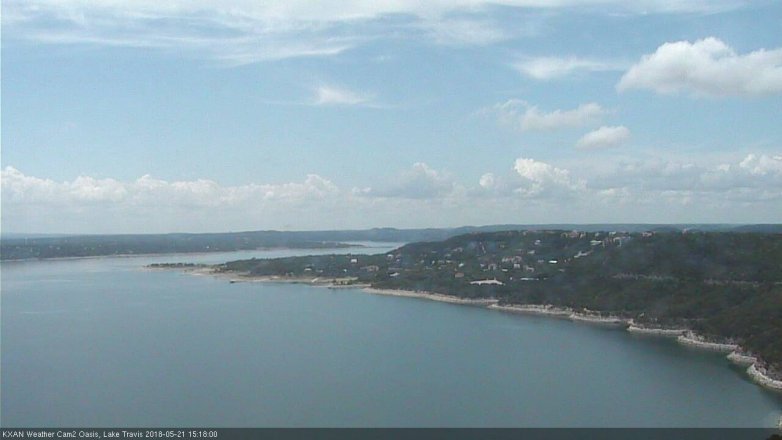 Lake Travis webcam, May 21, 2018 2:20 PM CT