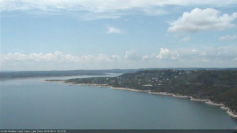 Lake Travis webcam, May 21, 2018 2:25 PM CT