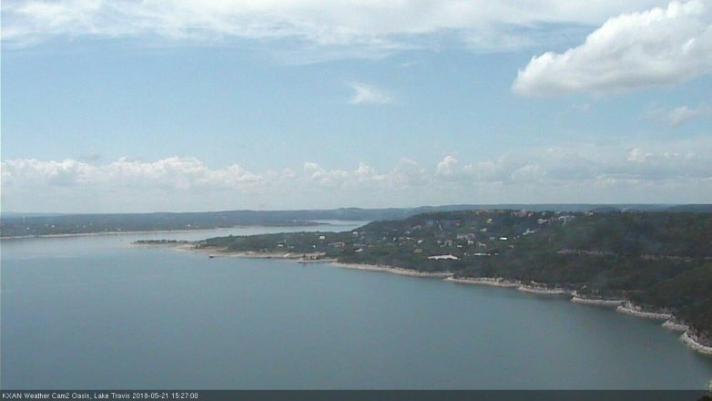 Lake Travis webcam, May 21, 2018 2:30 PM CT