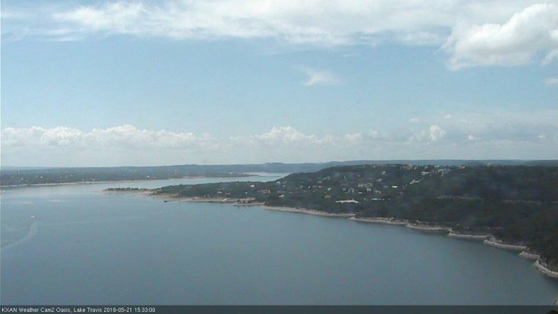 Lake Travis webcam, May 21, 2018 2:35 PM CT
